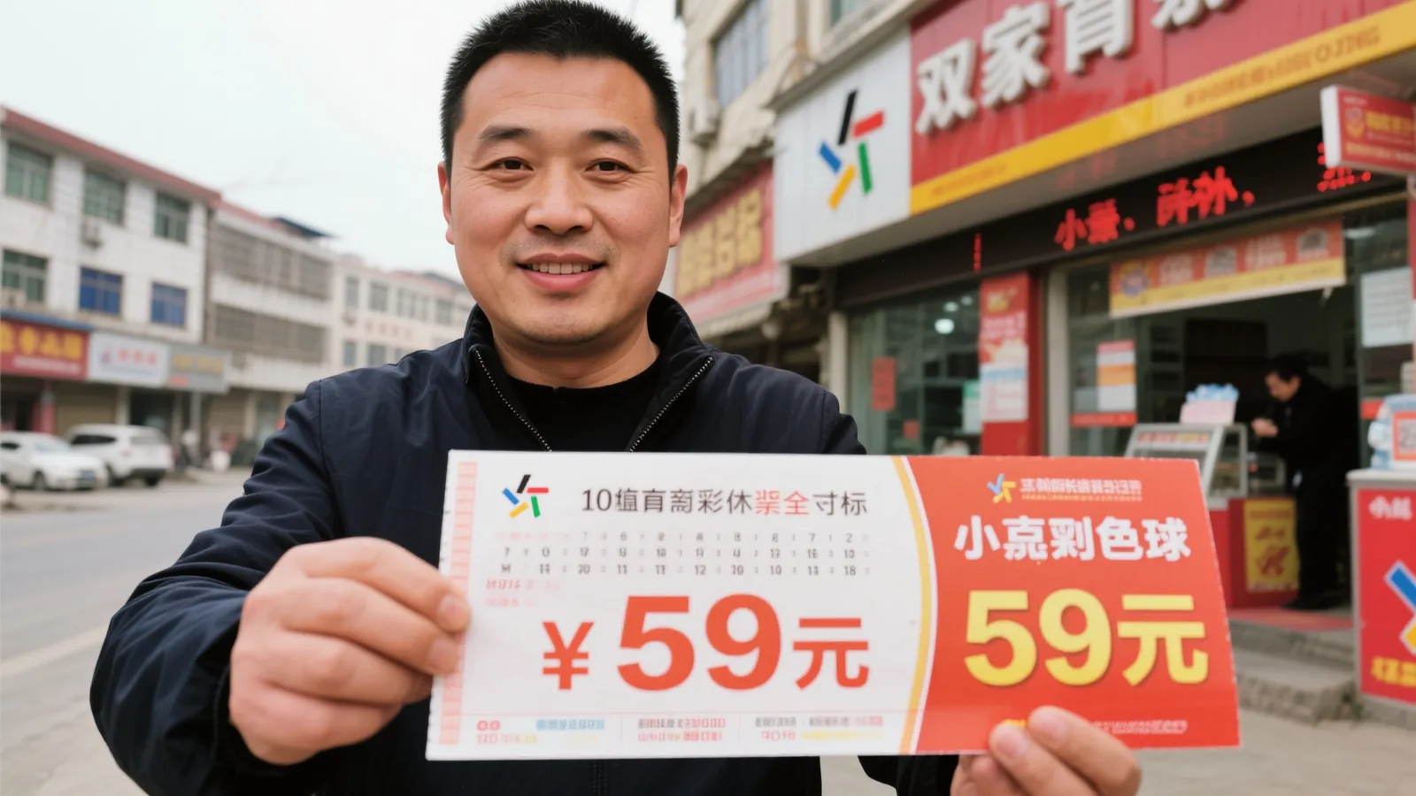 男子仅花10元喜中双色球5.9万 闲时小额购彩也能圆梦