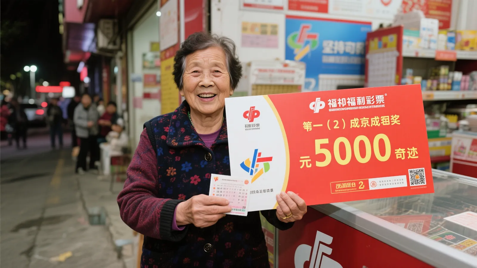60岁女彩民2元赢得福彩500万 坚持同一号码超20年