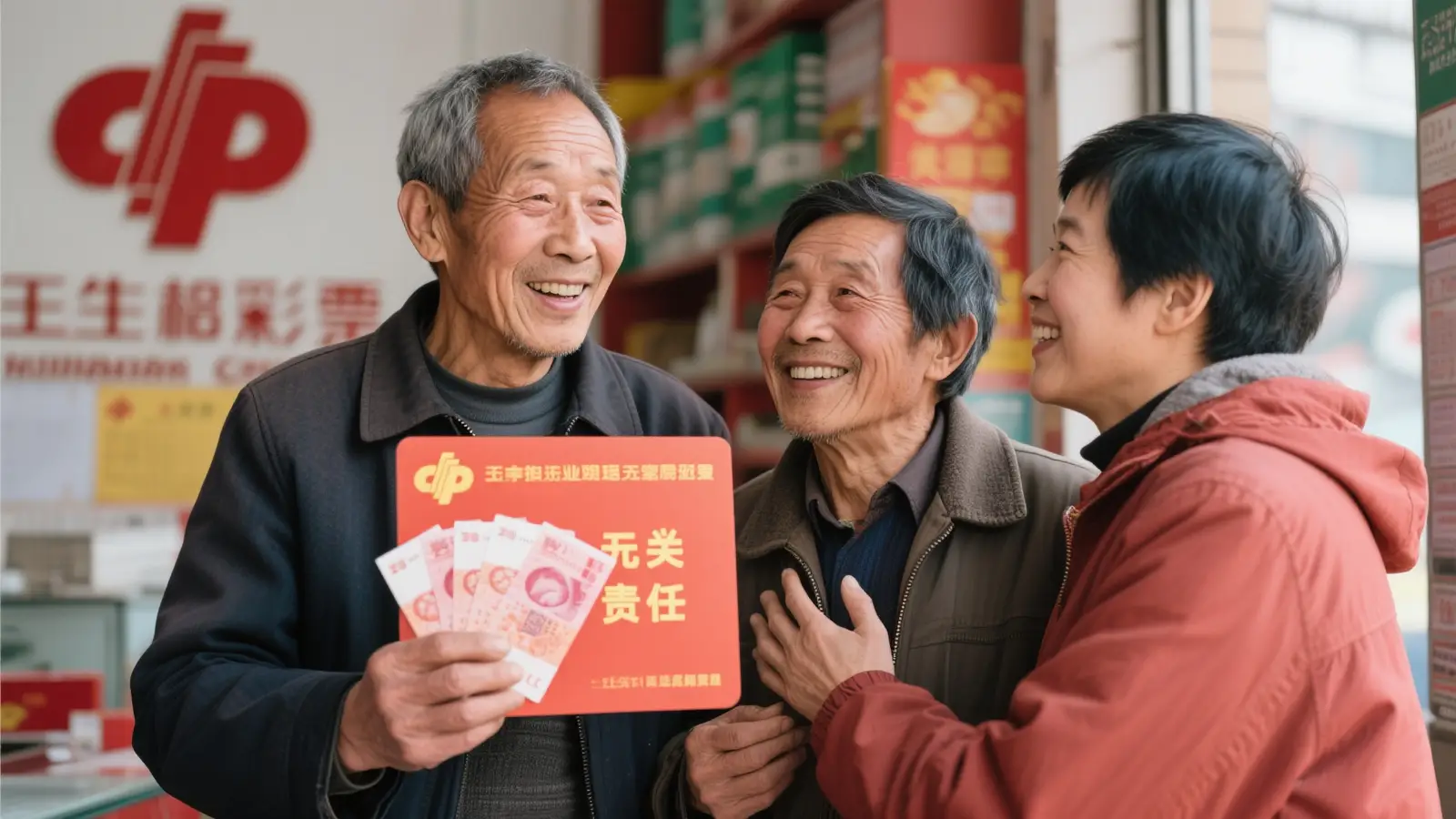 七旬老人喜中福彩百万大奖 优先为老伴治病