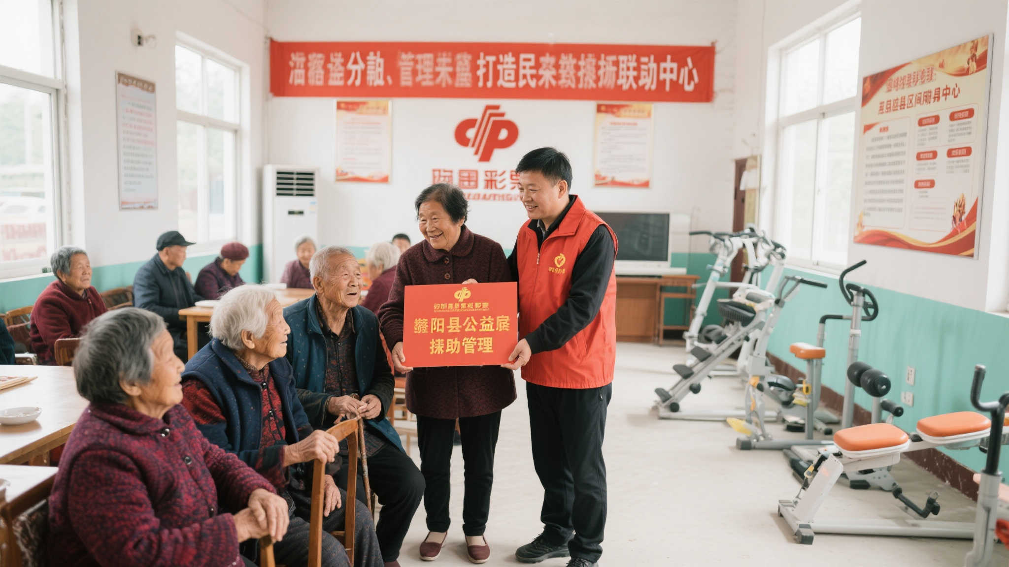 利辛县福彩公益助力养老事业，社区服务再上新台阶