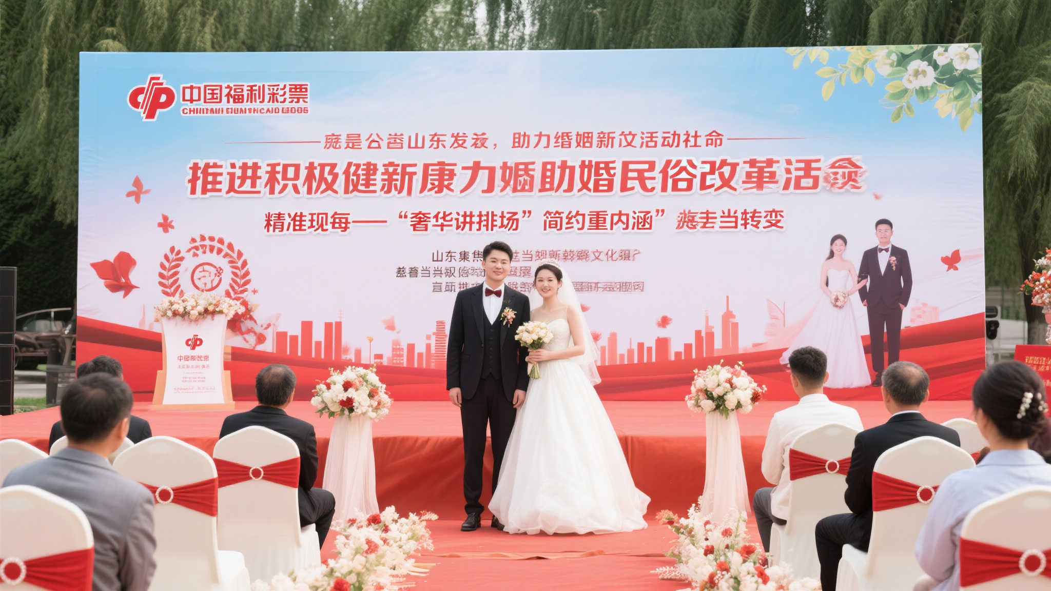 福彩牵手婚俗新风，幸福传递齐鲁万家